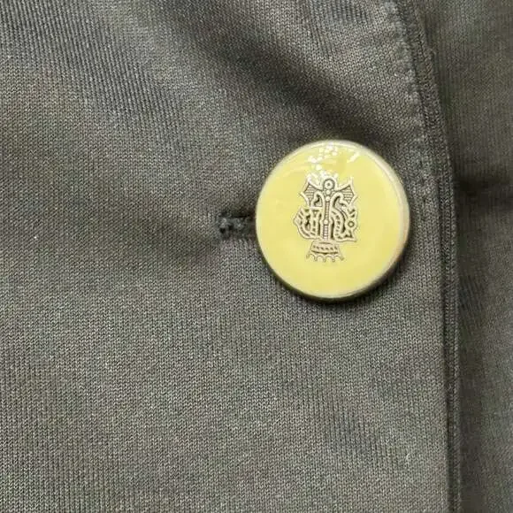 Zara Basic Collection Black One-Button Blazer Small - Picture 9 of 13